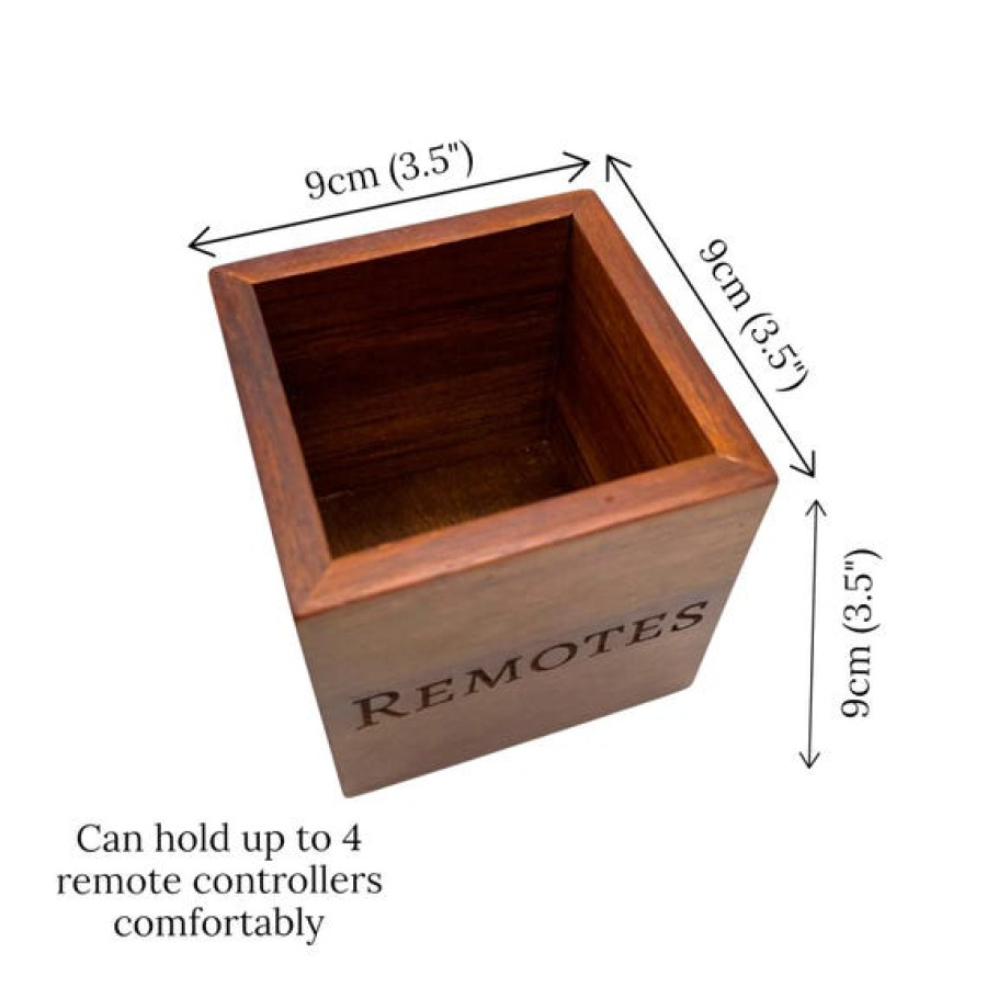 Custom TV Remote Caddy | Engraved Storage Organizer | Personalized Holder 1