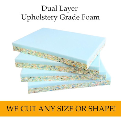 Professional Grade Upholstery Foam for bar stools , benches, footstools, window bays | Any size possible!