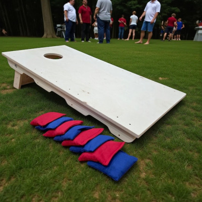 Regulation Sized Corn Hole Board - Made using CNC cut plywood