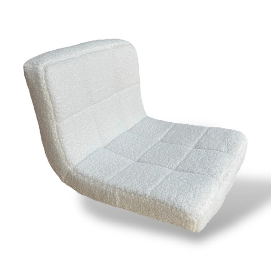 Handmade Boucle Fabric | Teddy Fabric Bar Stool | Counter Stool Replacement Seat Tops