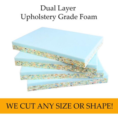 Professional Grade Upholstery Foam for bar stools , benches, footstools, window bays | Any size possible!