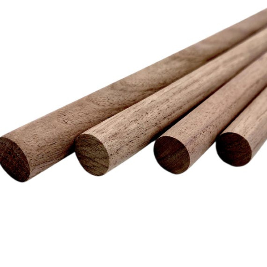 Genuine Black Walnut Dowel | 15mm Diameter x 30cm long 7