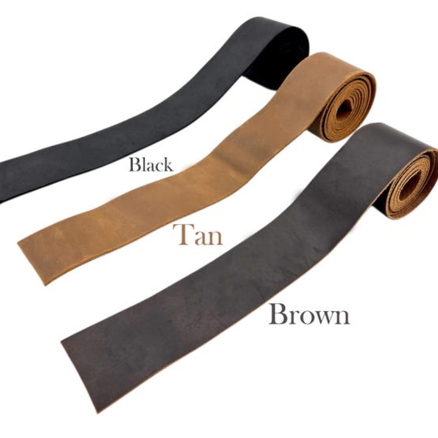 Genuine Crazy Horse distressed leather strap | Available in Tan Brown and Black 1