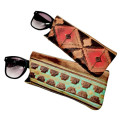 Navajo Aztec Glasses sleeve made using genuine embossed Leather
