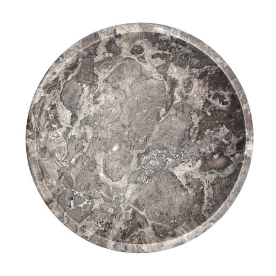 Stunning Large Marble Pedestal bowl | 10" Diameter | In Beige or Grey 2