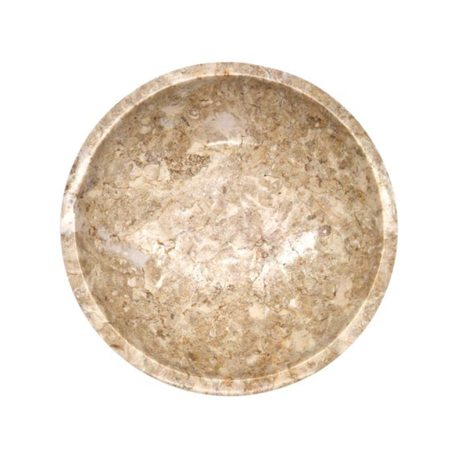 Stunning Large Marble Pedestal bowl | 10" Diameter | In Beige or Grey 6
