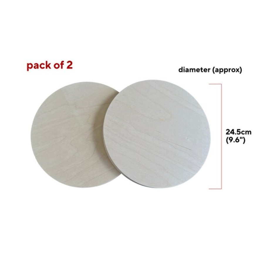 21mm thick Baltic Birch Plywood circles CNC cut and sanded edges - Various sizes (b) 4