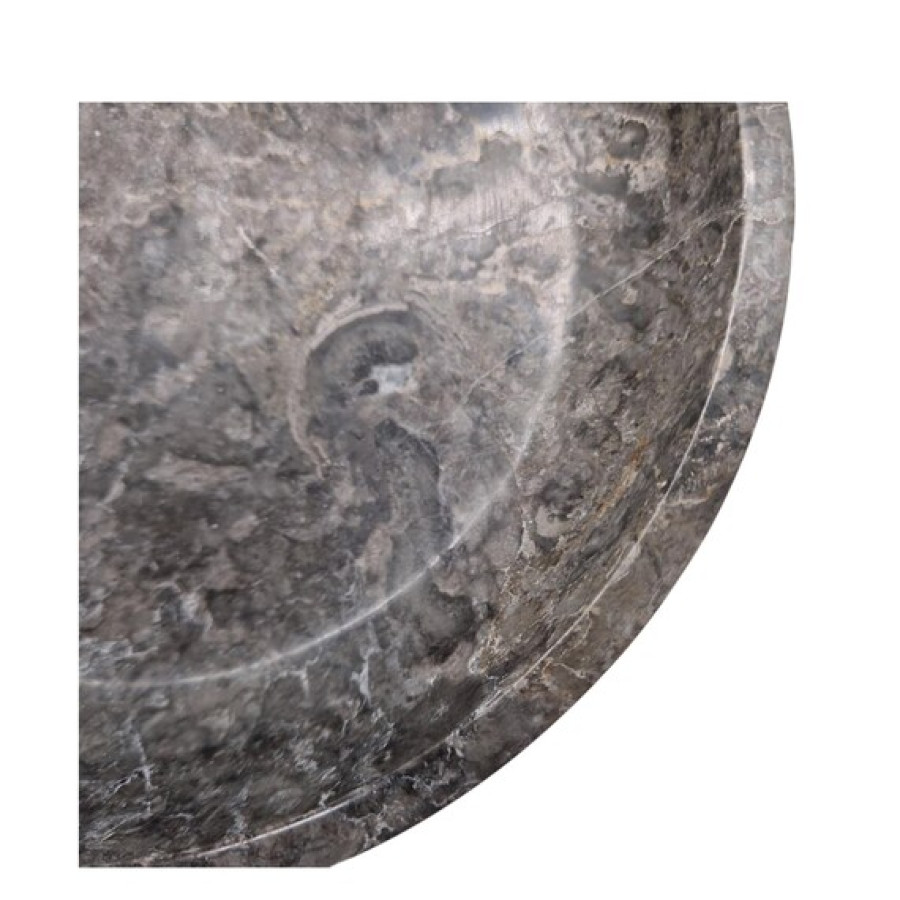 Natural Marble serving bowl | 21cm Decorative Bowl | In Beige or Grey 8