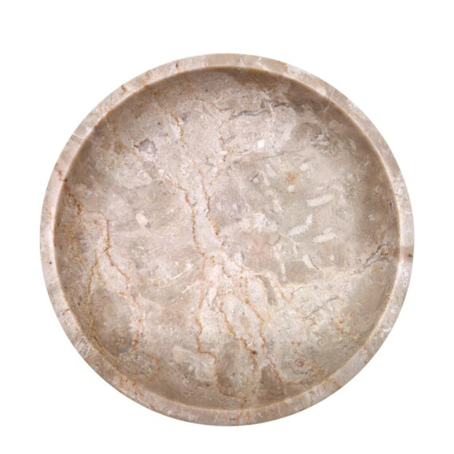 Stunning Marble serving bowl | 21cm Decorative Bowl | In Beige or Grey 6