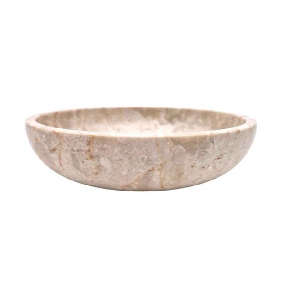 Stunning Marble serving bowl | 21cm Decorative Bowl | In Beige or Grey 8