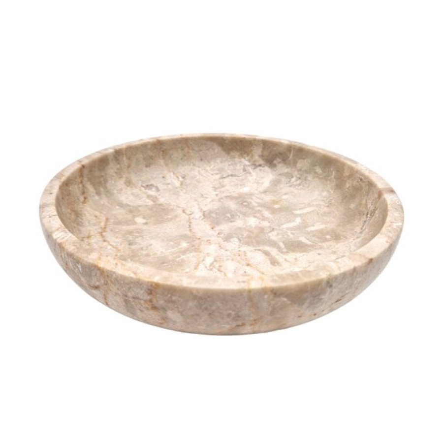 Stunning Marble serving bowl | 21cm Decorative Bowl | In Beige or Grey 9