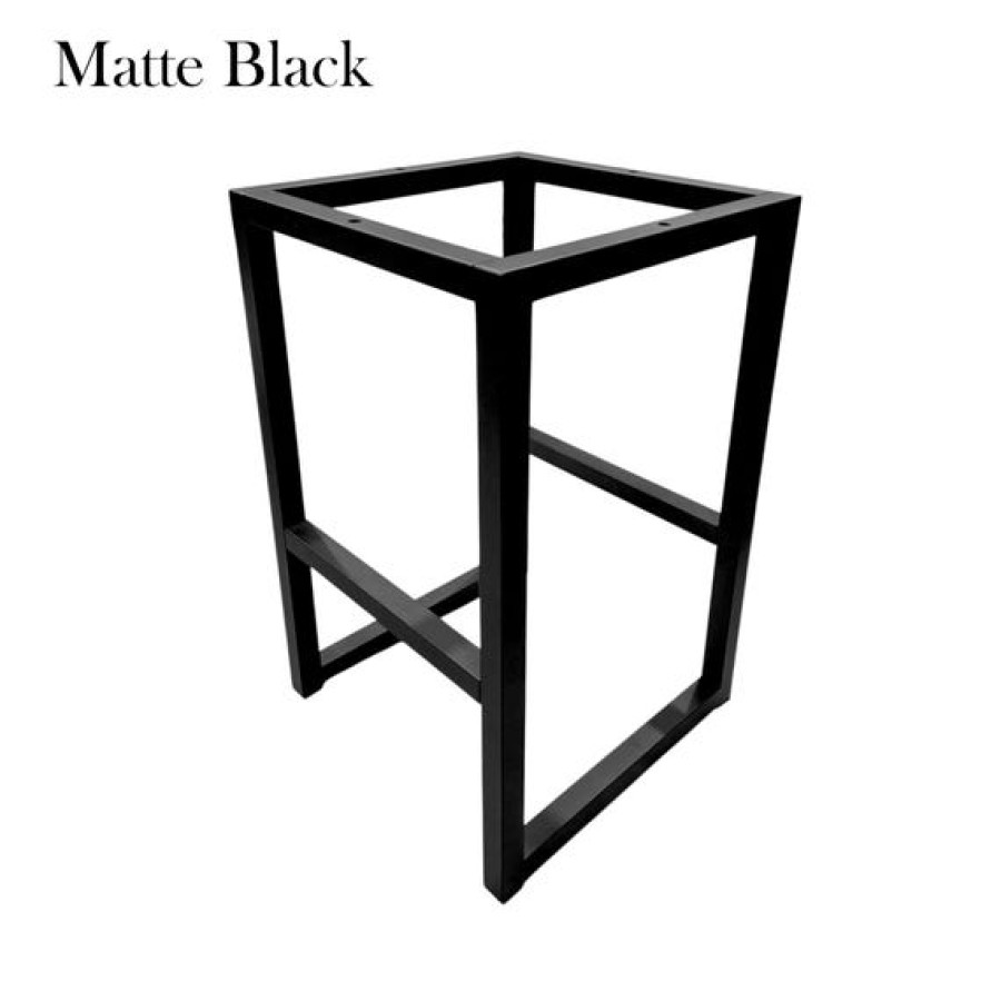 Premium Stool Frame Bases for Countertops or Bars | Barstools Legs in Matte Black & Gold 2