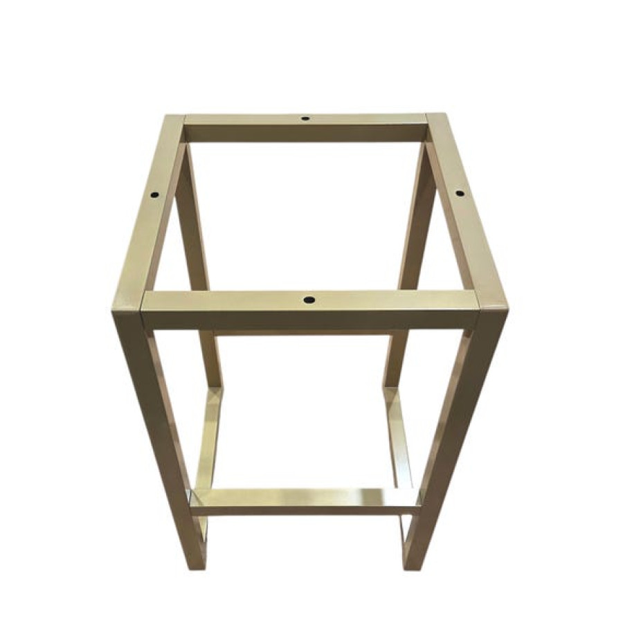 Premium Stool Frame Bases for Countertops or Bars | Barstools Legs in Matte Black & Gold 9