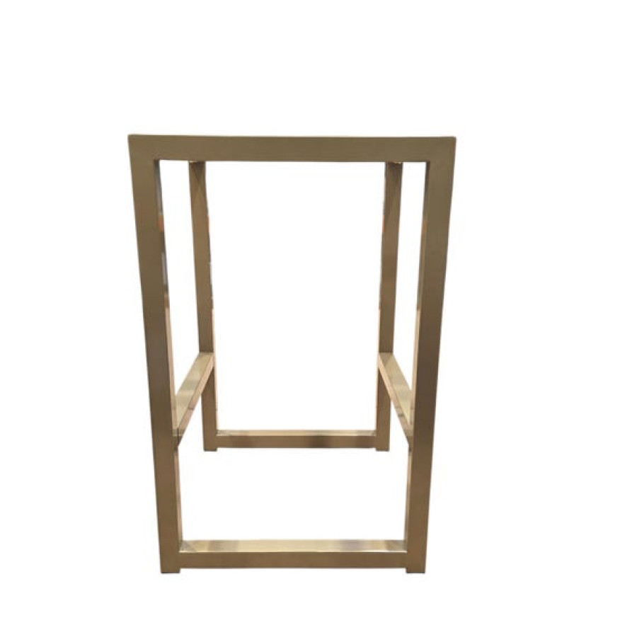 Premium Stool Frame Bases for Countertops or Bars | Barstools Legs in Matte Black & Gold 10