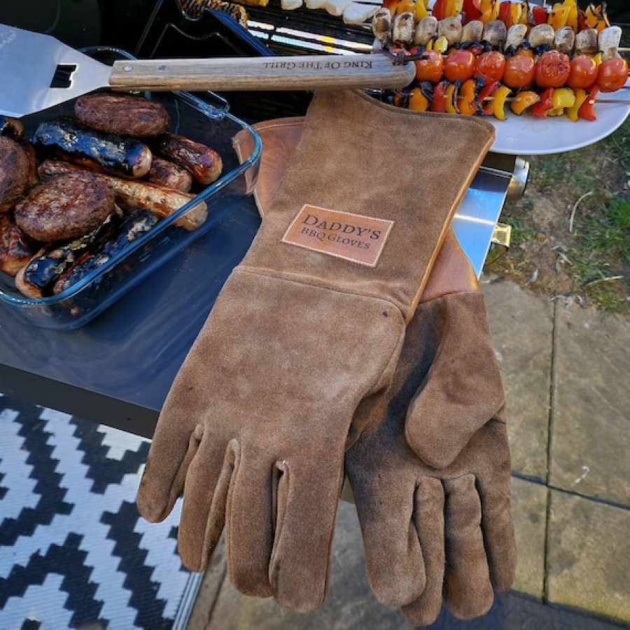 BBQ gloves | Pair of Grill gloves | Customisable with your logo or text!