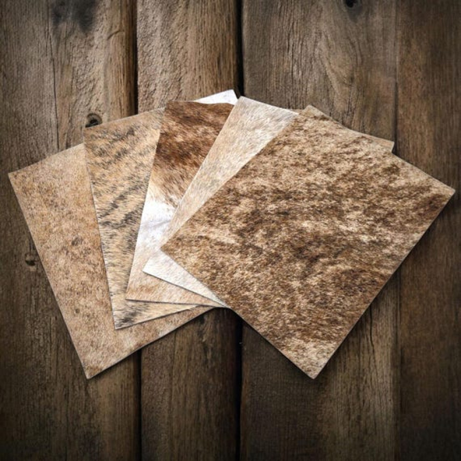 Rectangular Cowhide di-cut pieces - Can be used as placemat or decorative mat