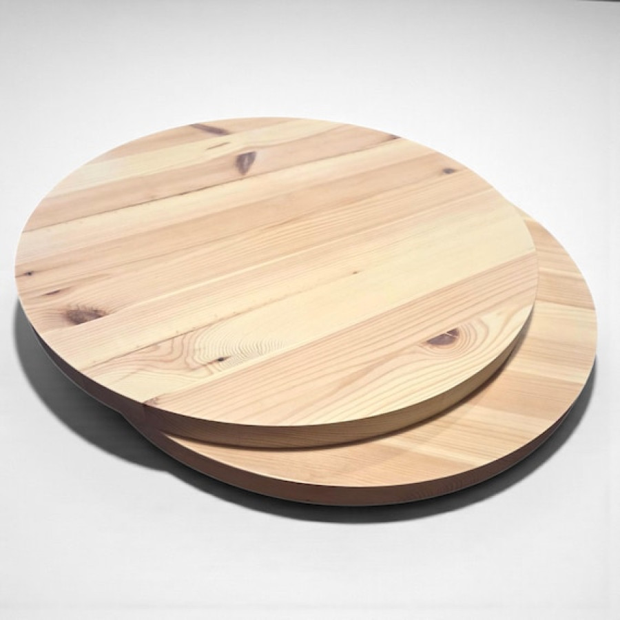 Thick Solid Pinewood Circles | CNC Cut and Sanded | Wooden Rounds for tabletop etc