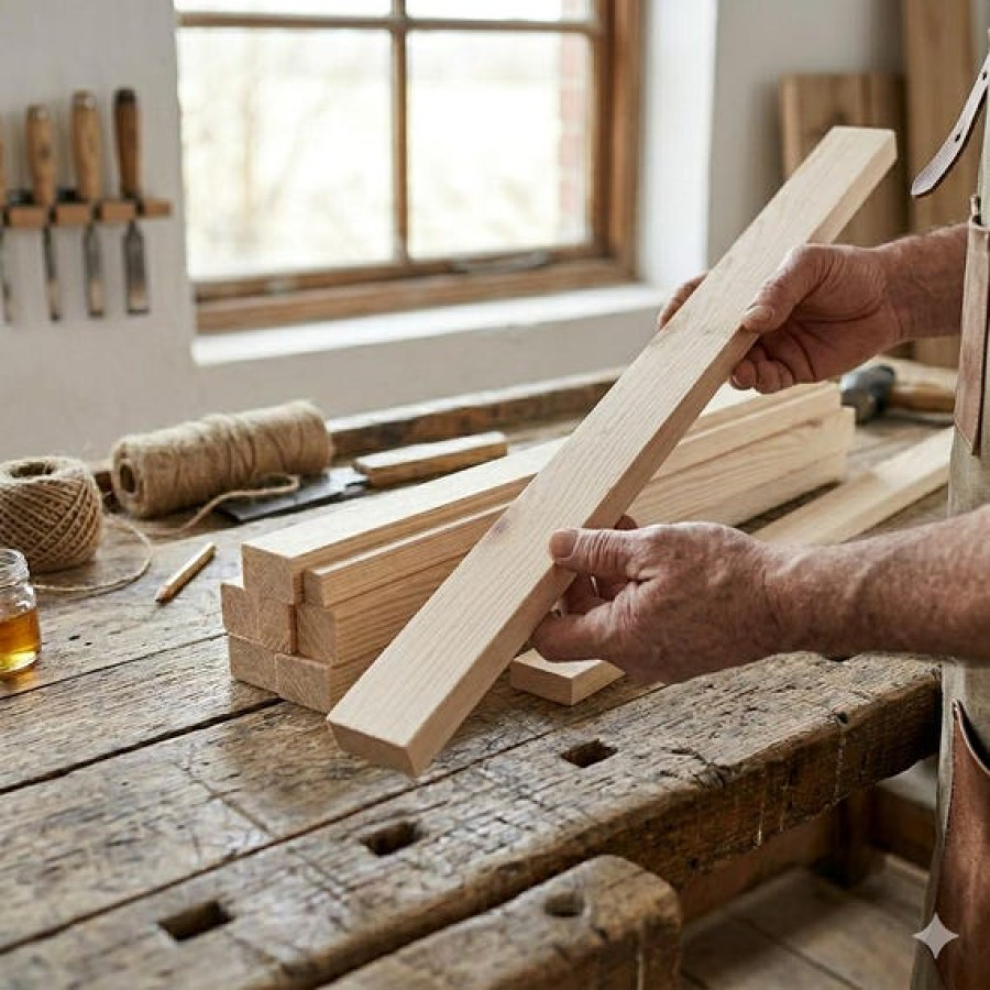 Wooden Batten Pine Wood Trim Slat Strip | Available in various sizes 3