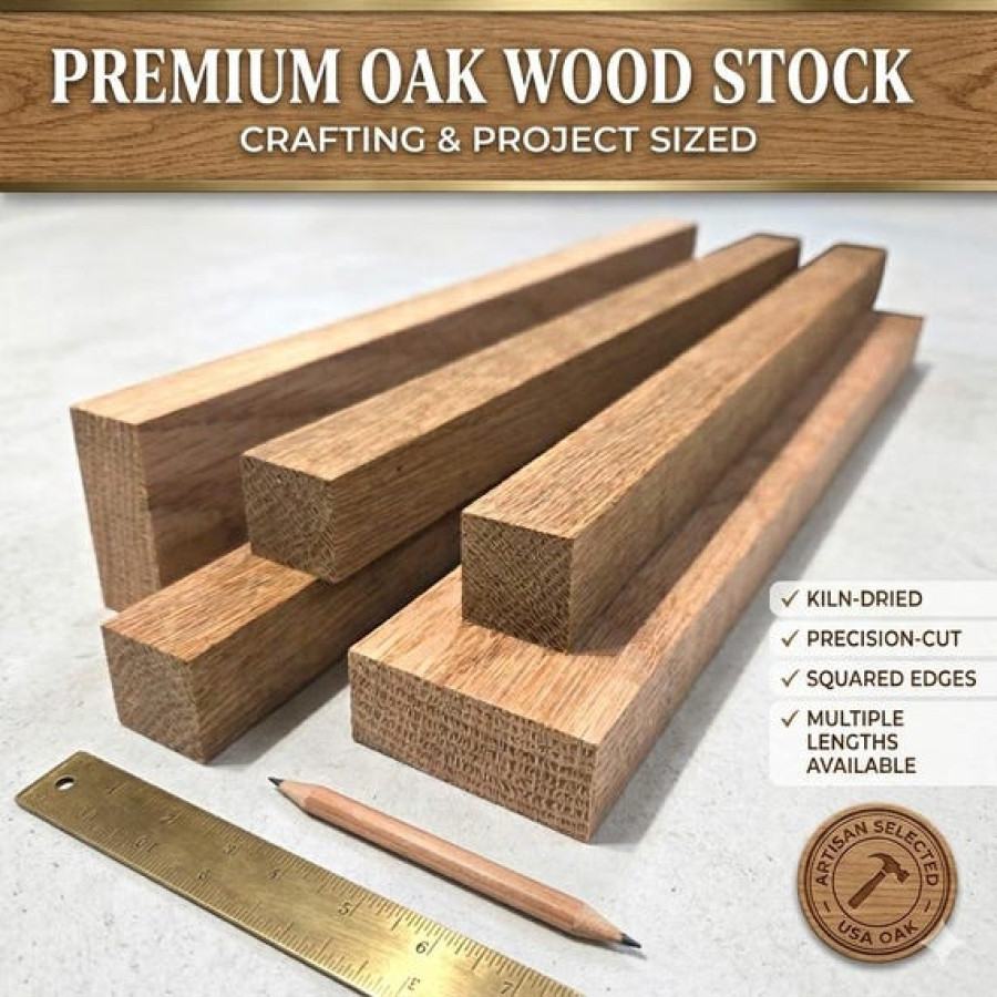 Genuine Oak Planed Wooden Batten | Available in various sizes and lengths 1