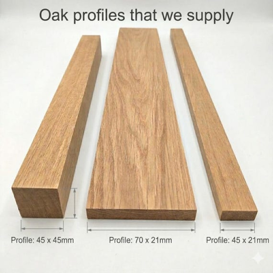 Genuine Oak Planed Wooden Batten | Available in various sizes and lengths 5