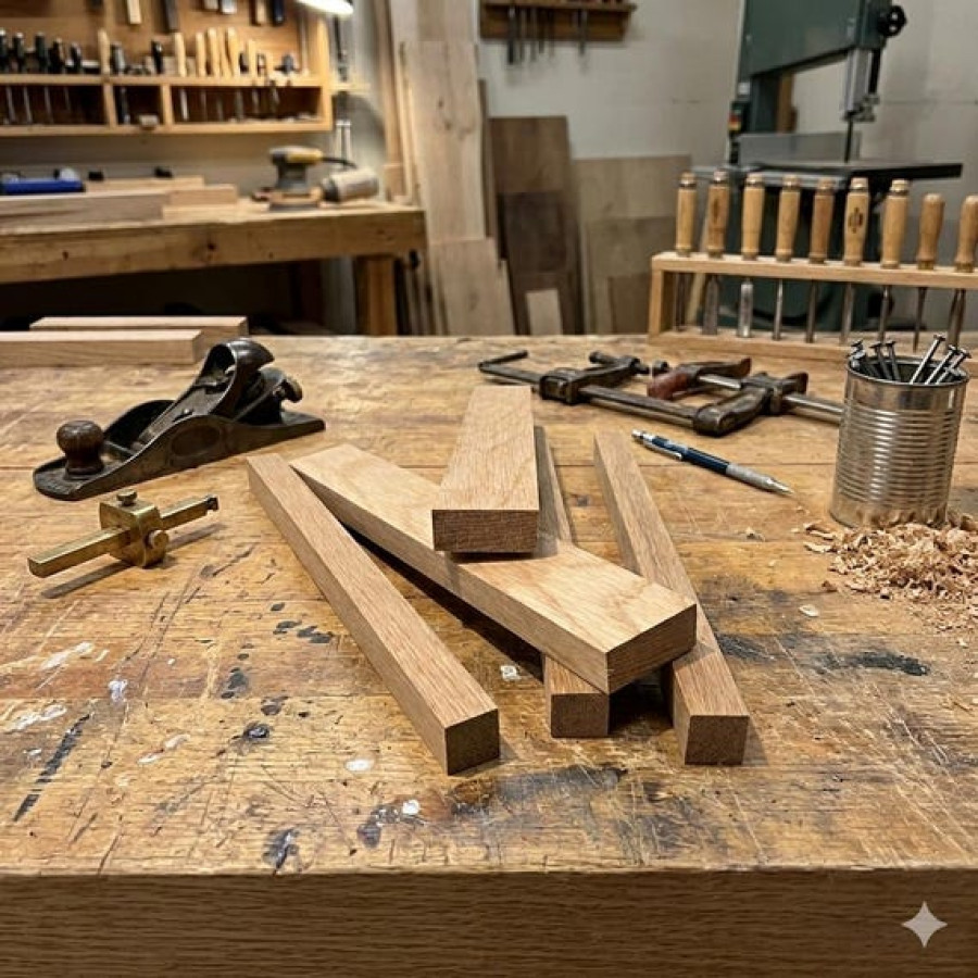 Genuine Oak Planed Wooden Batten | Available in various sizes and lengths 8