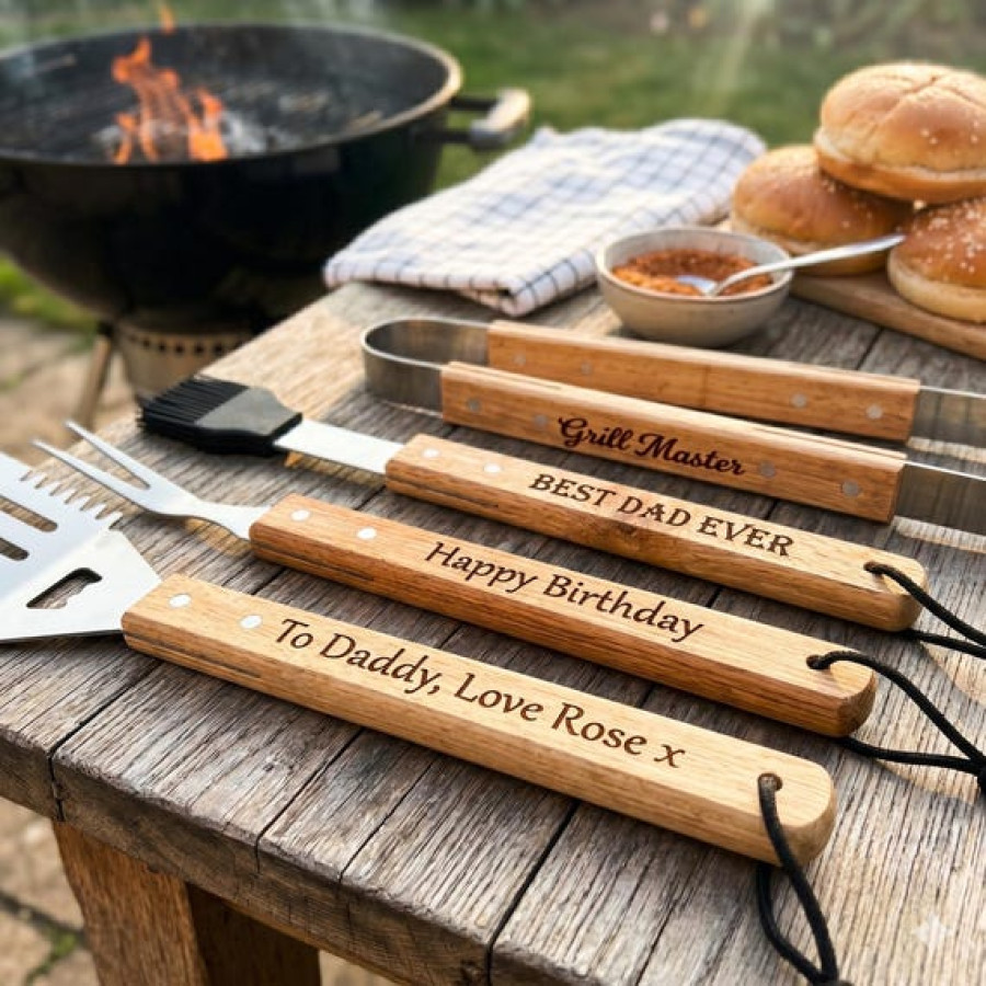 Custom Engraved BBQ Grill Tool Set 0