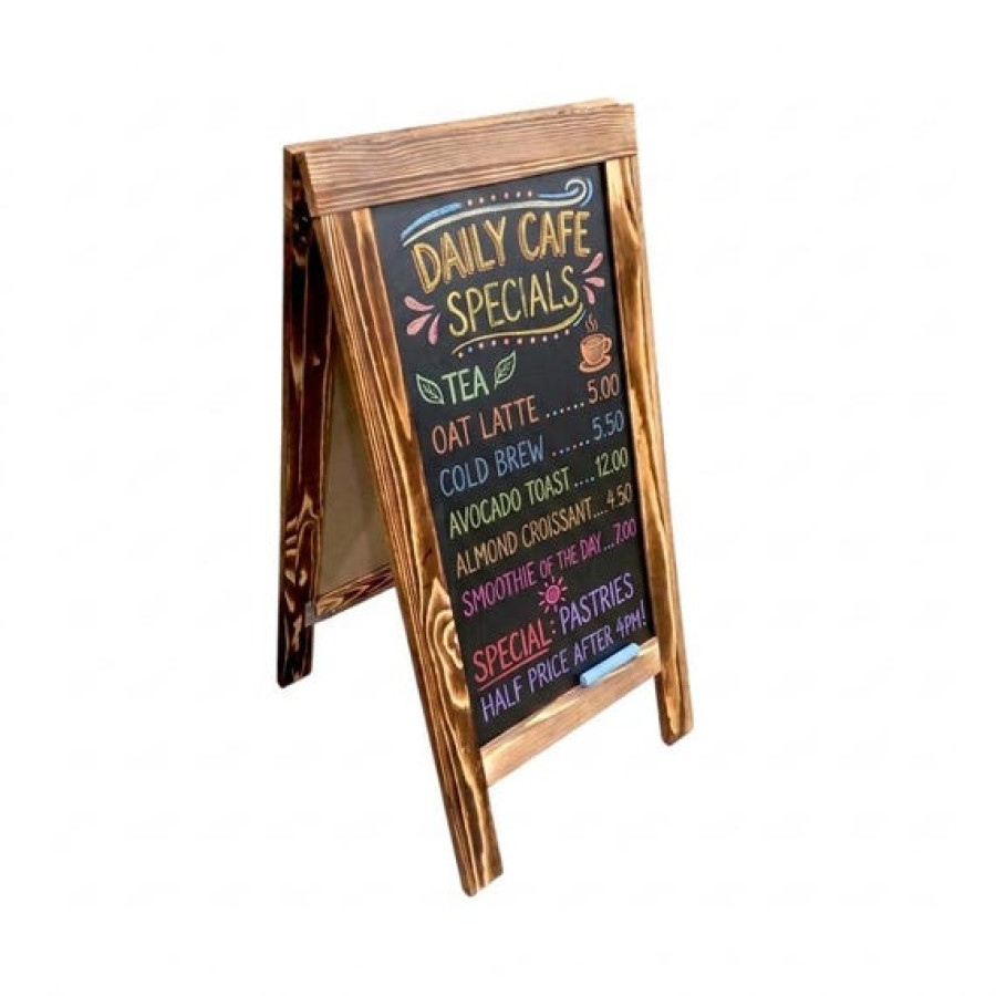 A-Frame Shop Street Sign | For Cafe Restaurant Bar | Sandwich Board | Chalkboard 8