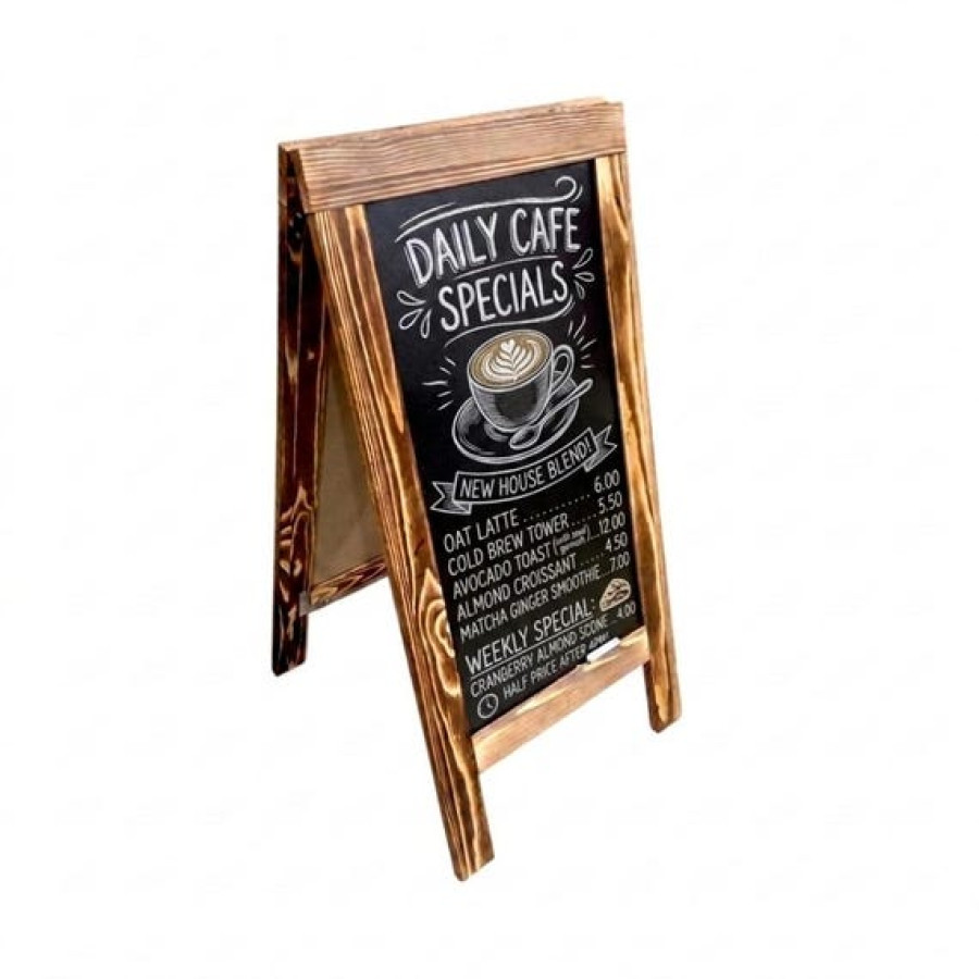 A-Frame Shop Street Sign | For Cafe Restaurant Bar | Sandwich Board | Chalkboard 10