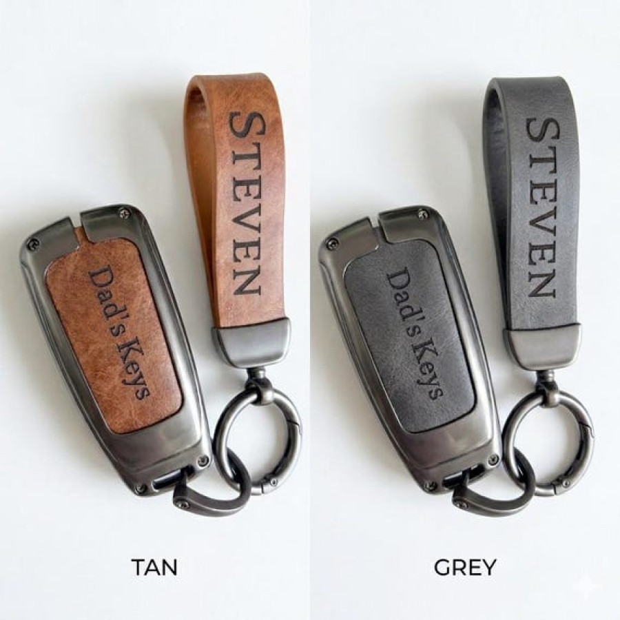 Customisable Audi Car Key Fob Protective Case With Keyring Strap 4