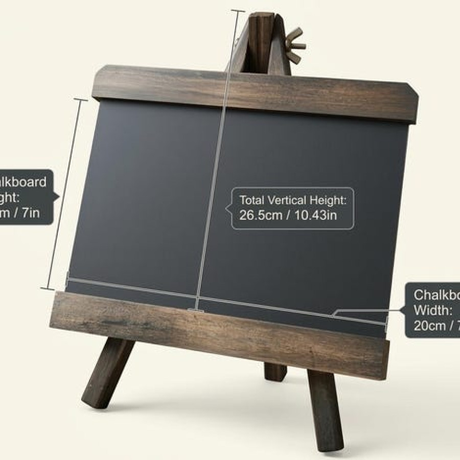 Chalk Board Re-writable Table Sign | For Weddings, Cafes, Restaurants 3