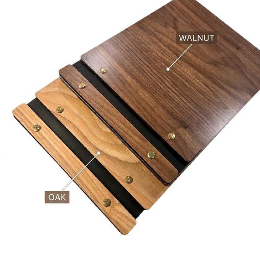 Custom Engraved Wooden Wedding Guest Book 7