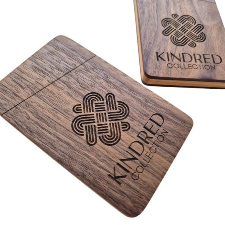 Custom Business Card Holder | Laser Engraved Text or Logo 8
