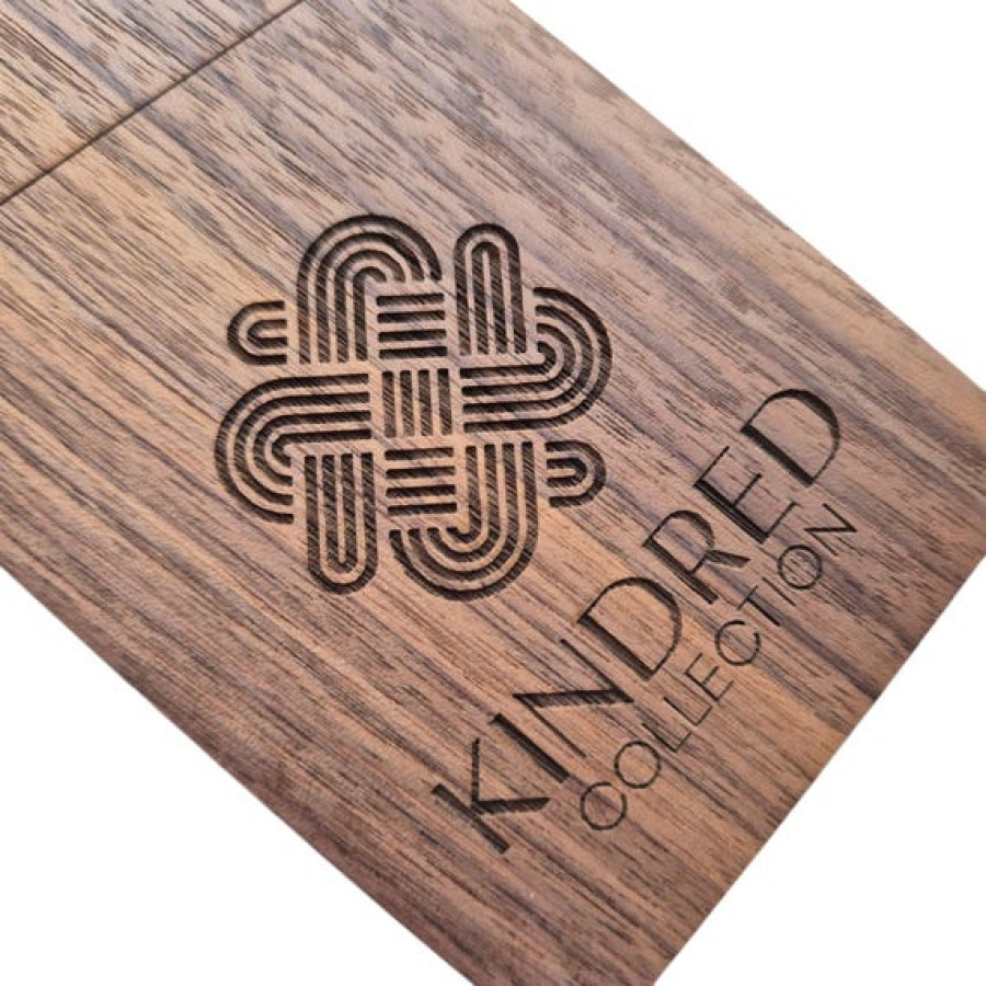 Custom Business Card Holder | Laser Engraved Text or Logo 9