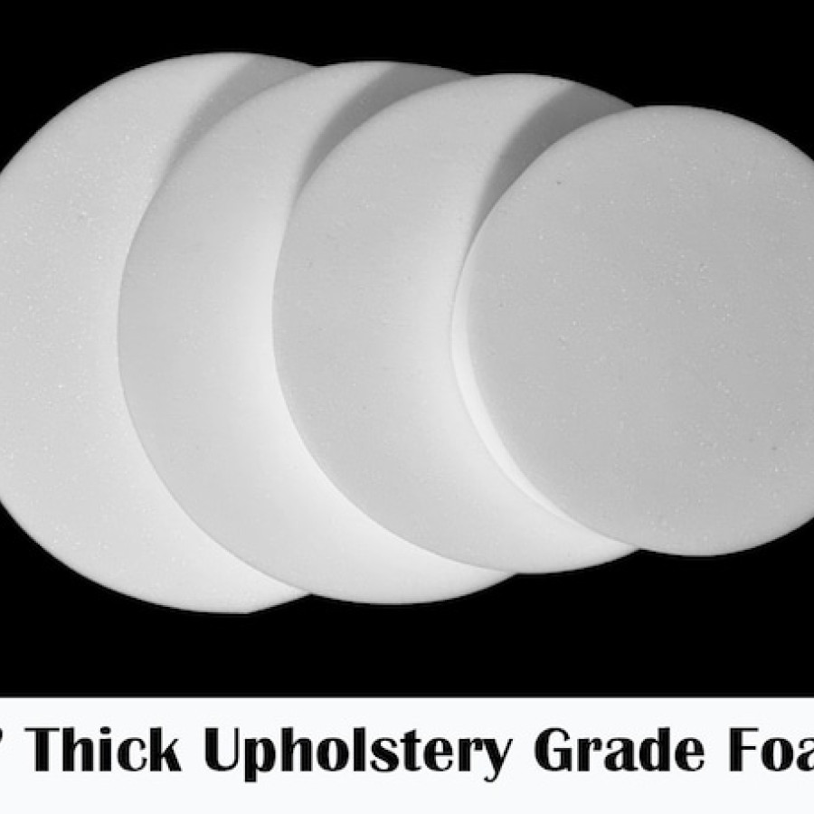 Round Upholstery Foam | 50mm Thick Bar Stool Seat