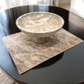 Genuine cowhide rectangular di-cut pieces - Can be used as placemat or decorative mat