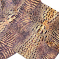 Embossed Crocodile Look Genuine Leather | USA Cowhide