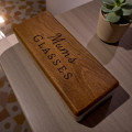 Walnut Glasses Case | Custom Engraved Eyeglass Holder |