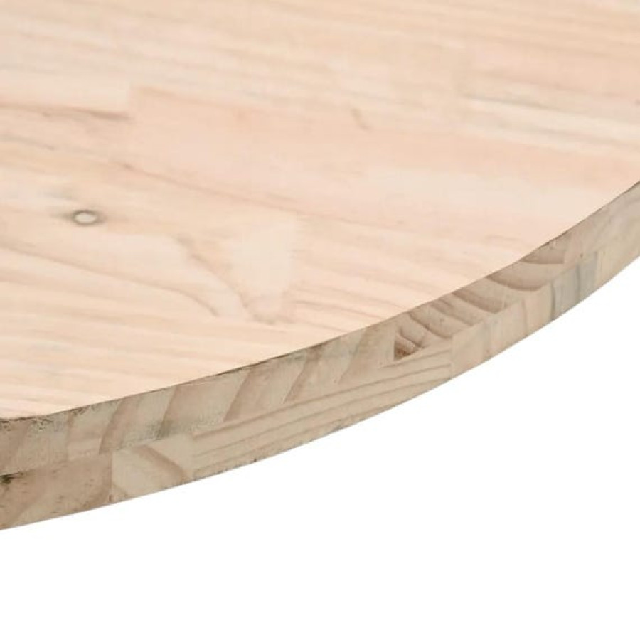 Round Wooden Table Top  - Various Sizes  - 1" thick Solid Pinewood 5