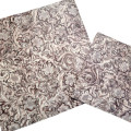 Genuine embossed leather | Wildflower | Ivory Chocolate - Various sizes
