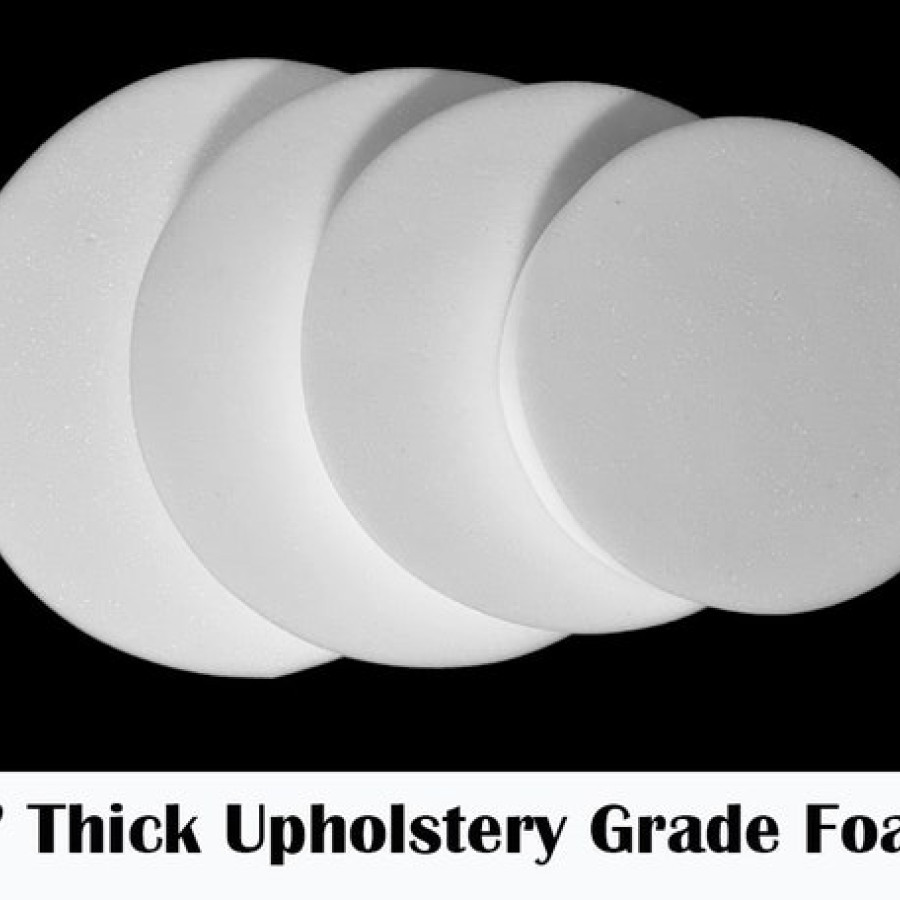 Round Upholstery Foam | 50mm Thick Bar Stool Seat