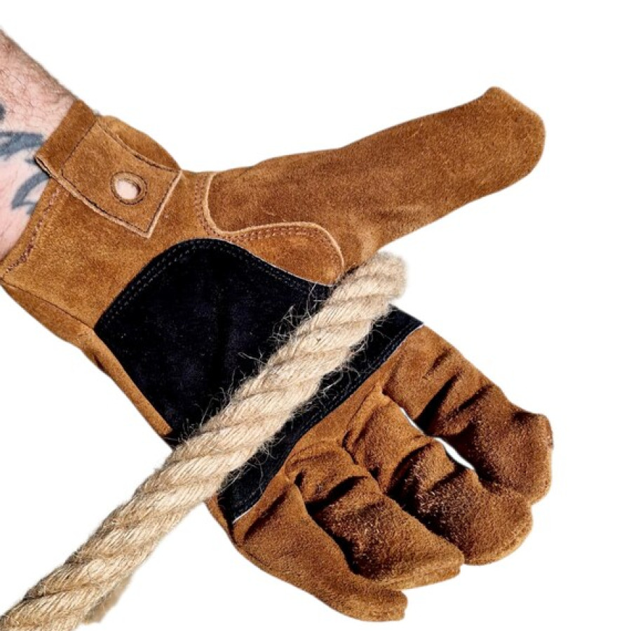 Custom engraved rancher gloves | Genuine leather Laser engraved with your logo or custom text! 4
