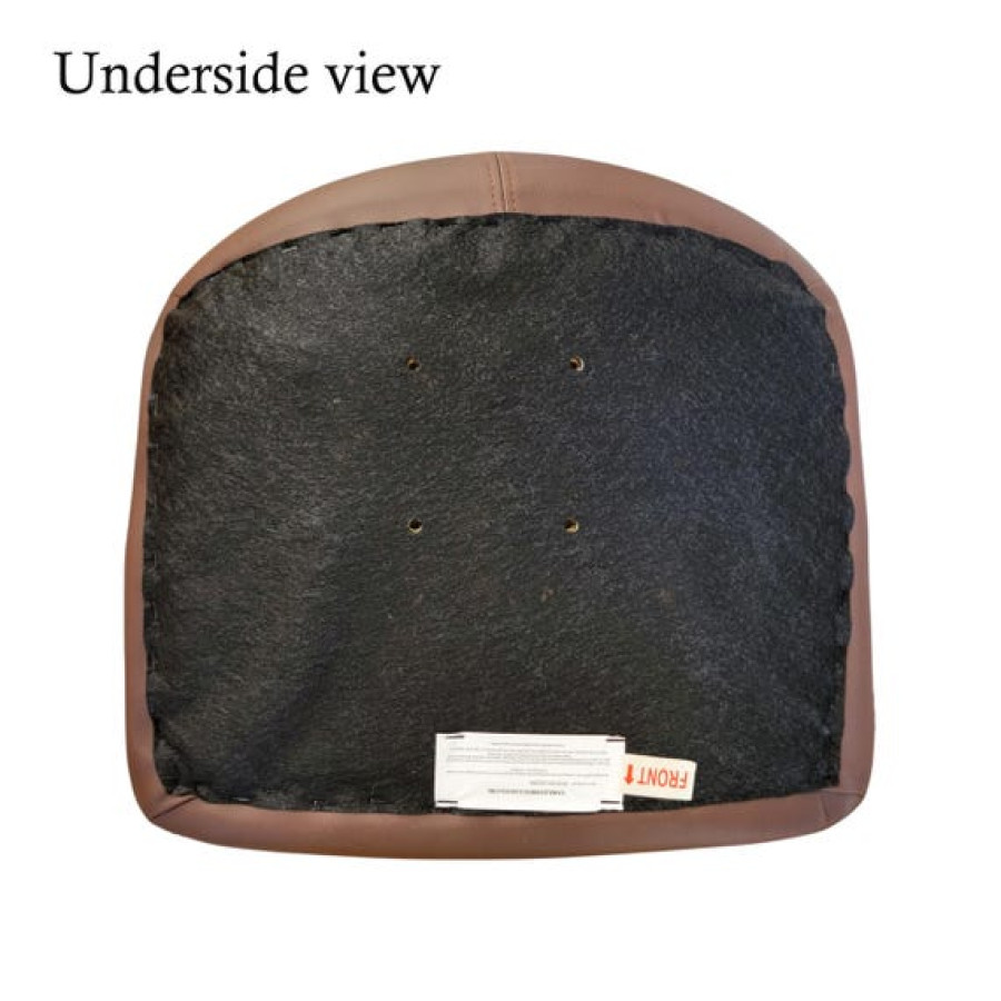 Replacement bar stool seat for gas lift stool base (SOLD INDIVIDUALLY) - In brown quilted  faux leather 7