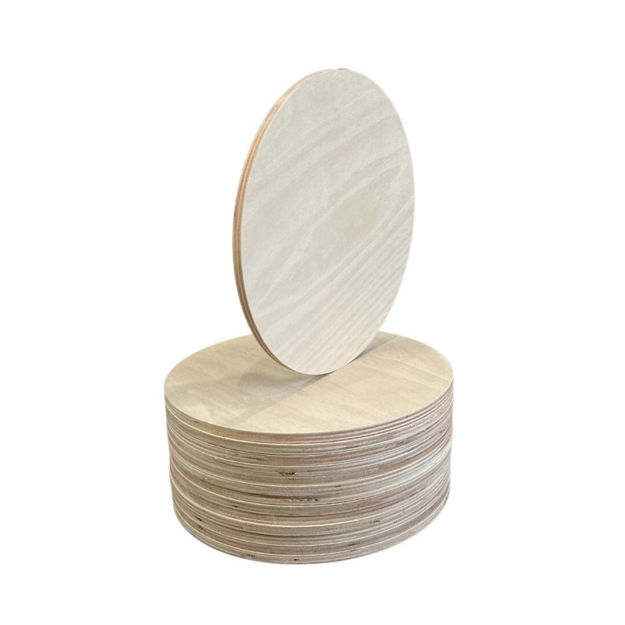 Circular Plywood CNC pre-cut 12mm thick | Various sizes available | bar stool seat wood 2