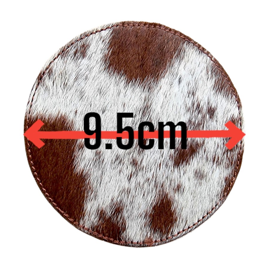 Dual layer Cowhide coasters - Genuine cowhide - priced per coaster - 7 colour options - Handmade 2
