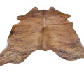 Large-sized brindle Genuine Cowhide Rug  |  Cowhide rug with a stunning brindle pattern