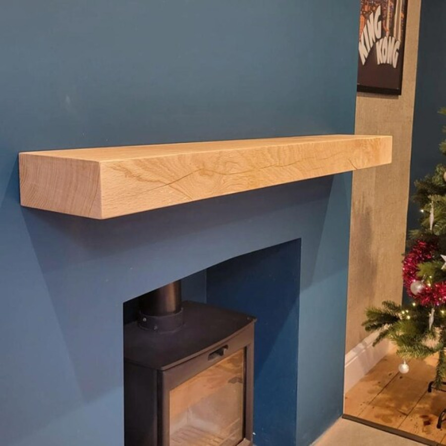 120cm Rectangular Oak Beam for Fireplace Mantle, Crafts, Shelves, etc 1