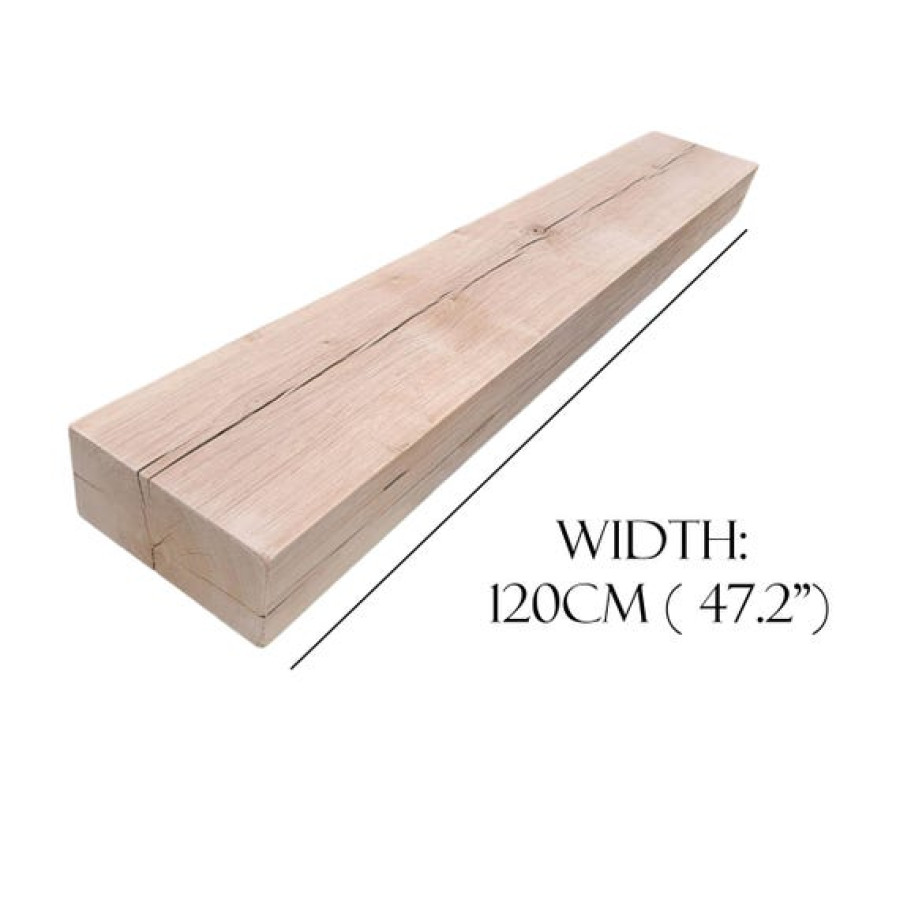 120cm Rectangular Oak Beam for Fireplace Mantle, Crafts, Shelves, etc 7