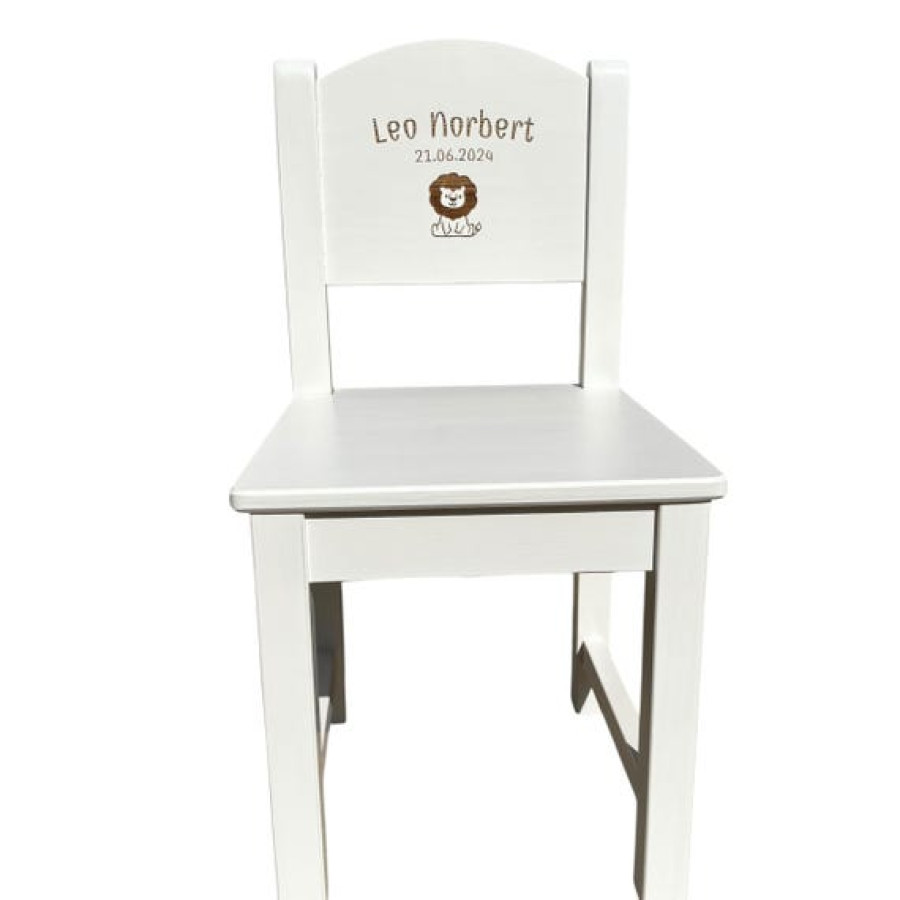 Personalised Child's Wooden Chair | Customisable Wooden Chair | White Chair | Kid's Furniture | Personalised Gift 7