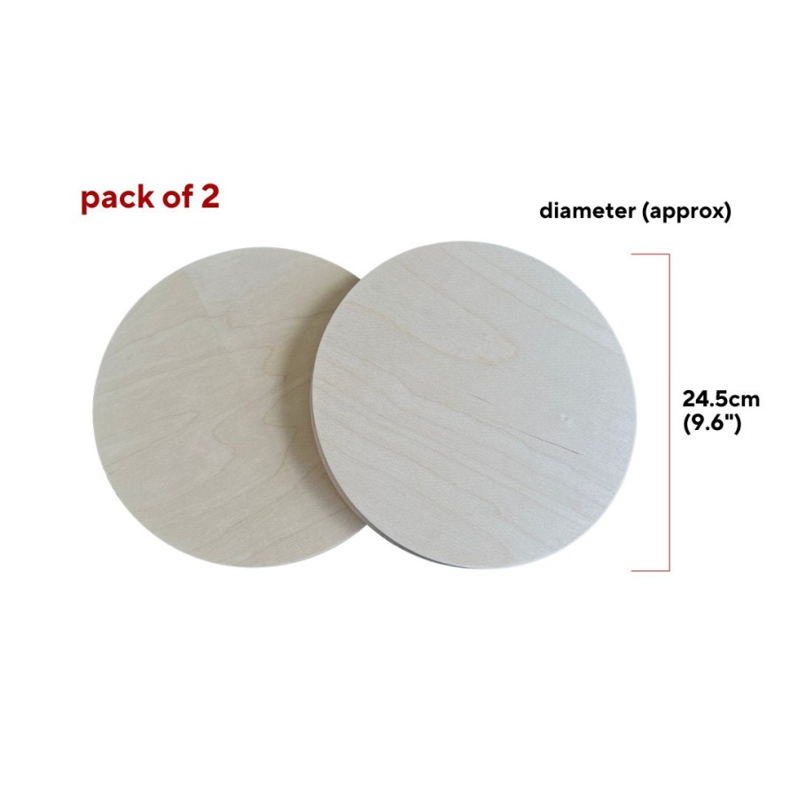 Wooden Circles - Precut using CNC - Circular BIRCH Plywood -21mm (3/4") thick 4