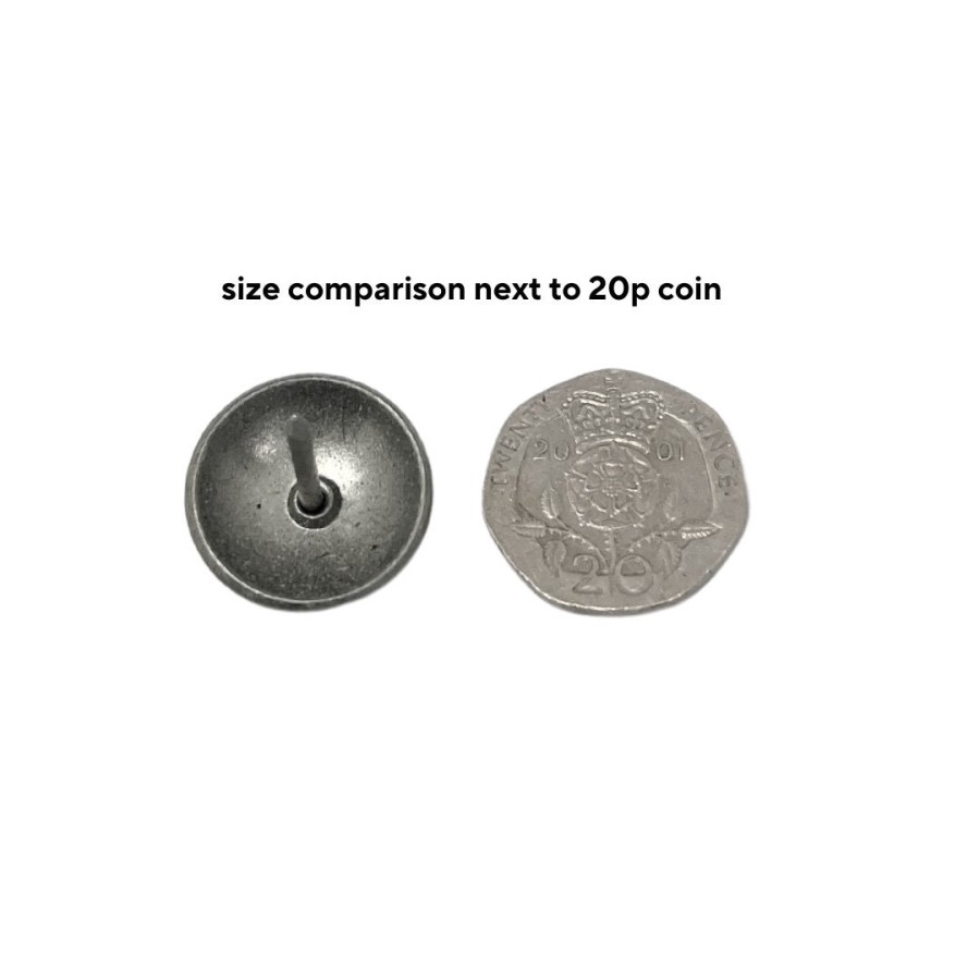 Oversized upholstery nail heads | 21mm diameter | Various finishes available 5
